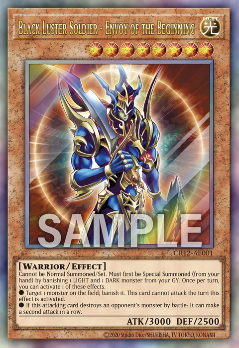 CR12-AE001 (UTR)Black Luster Soldier - Envoy of the Beginning