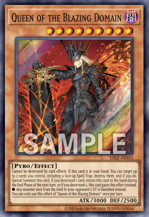 ES02-AE035 (SR)Queen of the Blazing Domain