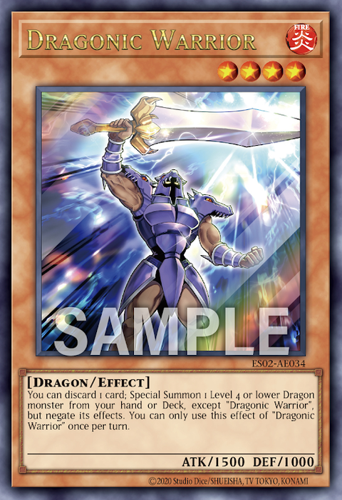 ES02-AE034 (UR)Dragonic Warrior