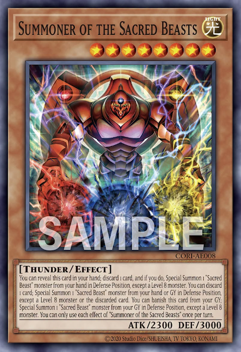 CORI-AE008 Summoner of the Sacred Beasts