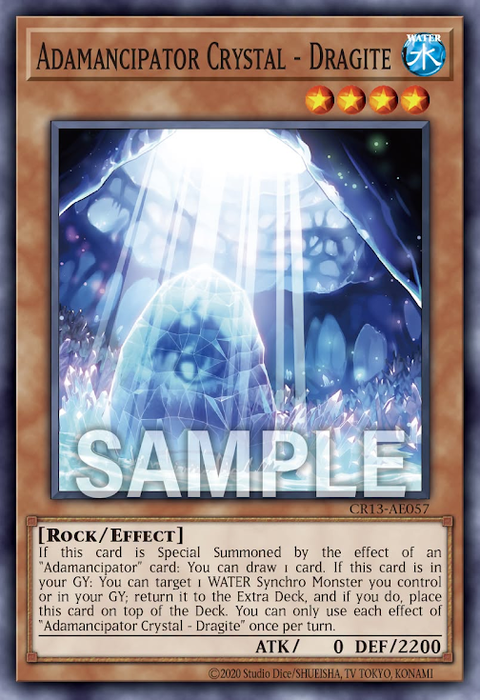 CR13-AE057 Adamancipator Crystal - Dragite