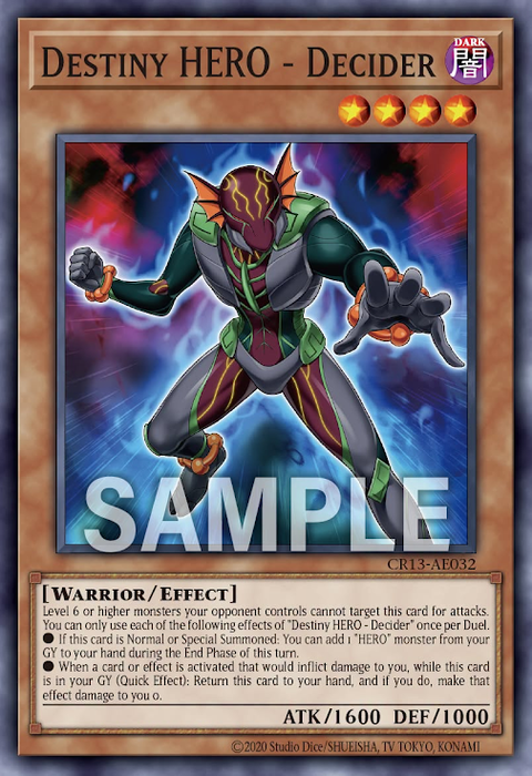 CR13-AE032 Destiny HERO - Decider