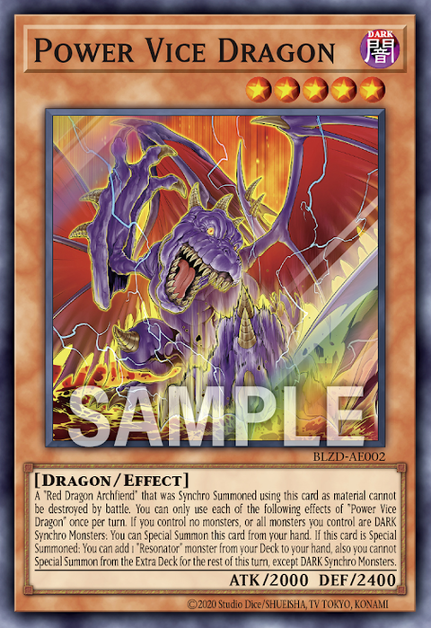 BLZD-AE002 (SR)Power Vice Dragon(力量惡龍)