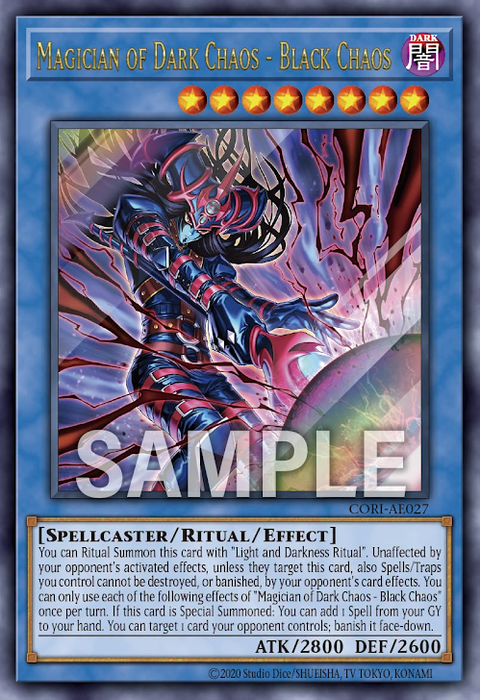 CORI-AE027 (UR)Magician of Dark Chaos - Black Chaos