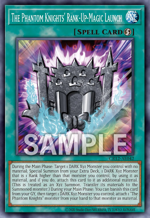 CR12-AE042 (SR)The Phantom Knights' Rank-Up-Magic Launch