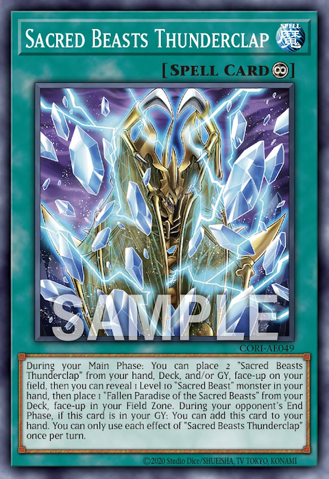 CORI-AE049 Sacred Beasts Thunderclap