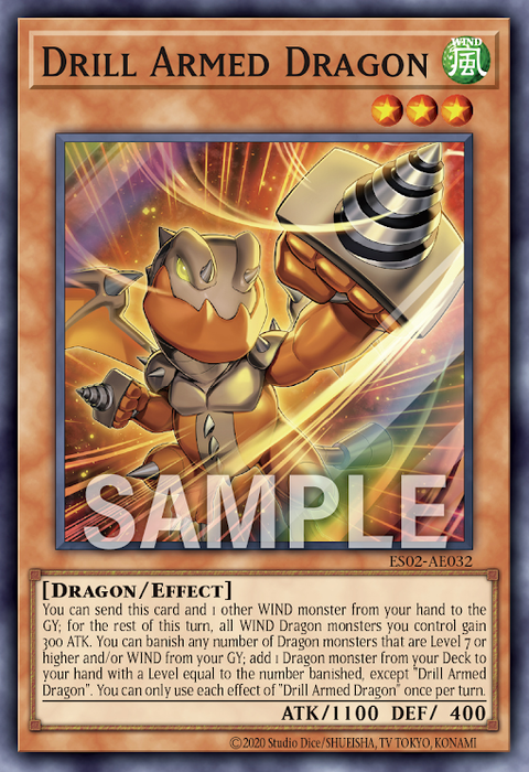 ES02-AE032 (SR)Drill Armed Dragon