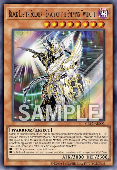CR12-AE002 (SR)Black Luster Soldier - Envoy of the Evening Twilight