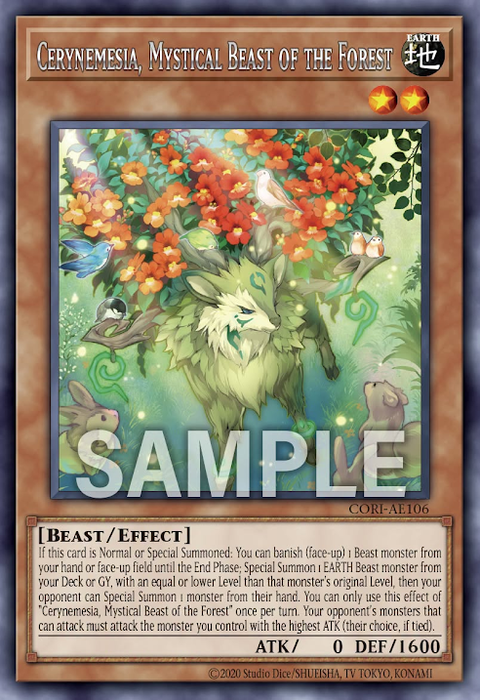 CORI-AE106 (R)Cerynemesia, Mystical Beast of the Forest