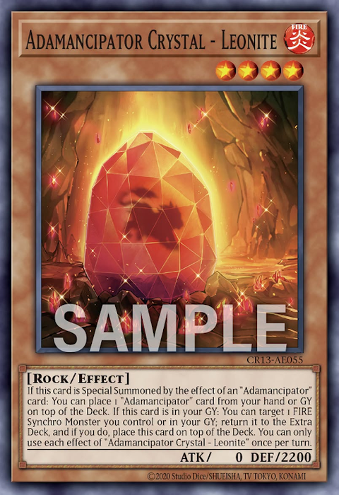 CR13-AE055 Adamancipator Crystal - Leonite