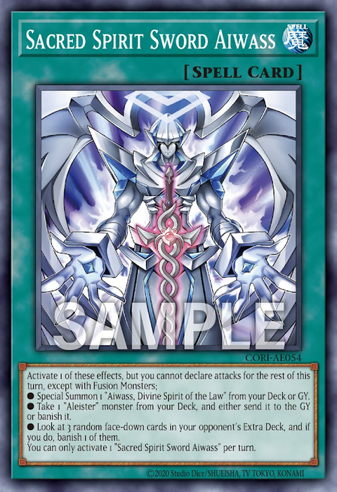 CORI-AE054 Sacred Spirit Sword Aiwass