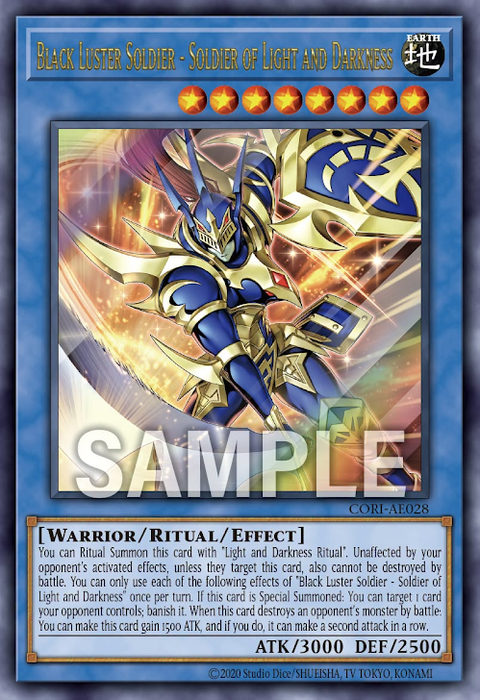 CORI-AE028 (UR)Black Luster Soldier - Soldier of Light and Darkness