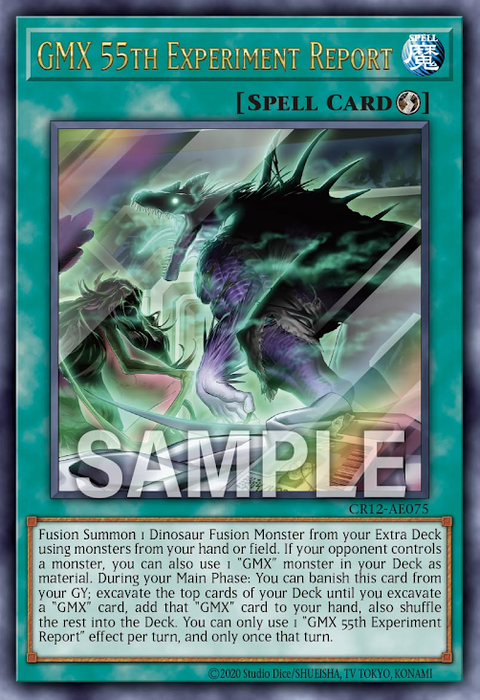 CR12-AE075 (UR)GMX 55th Experiment Report