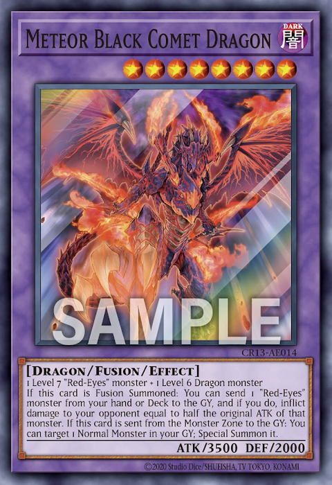 CR13-AE014 (SR)Meteor Black Comet Dragon