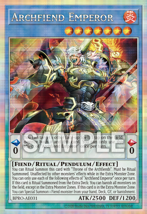 BPRO-AE031 (PSER)Archfiend Emperor