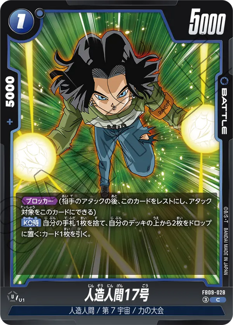FB09-028
C
人造人間17号