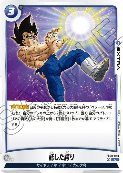 FB09-048
C
託した誇り