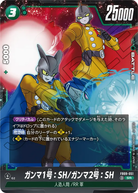 FB09-051
SR
ガンマ1号:SH/ガンマ2号:SH