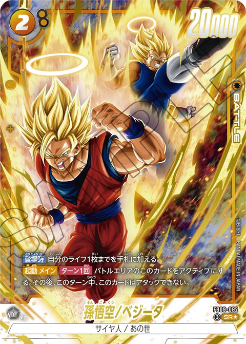 FB09-082
SR*
孫悟空/ベジータ