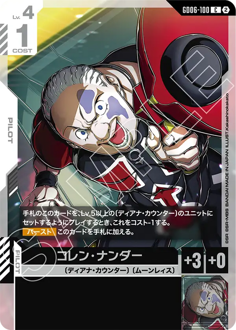 GD06-100
C
哥連・那達