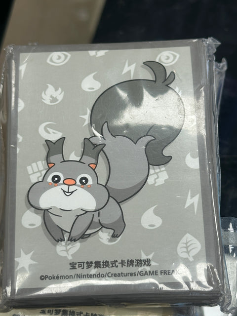 Pokemon 遊歷卡套-貪心栗鼠*60