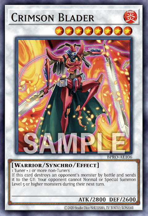 BPRO-AE106 Crimson Blader