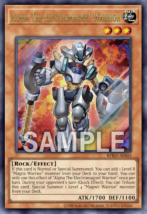 BPRO-AES03 (UR)Alpha the Electromagnet Warrior