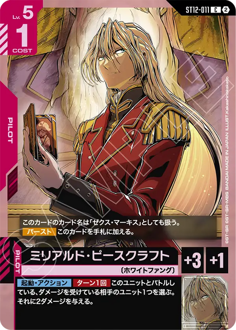 ST12-011
C
米利亞爾特・匹斯克拉福特