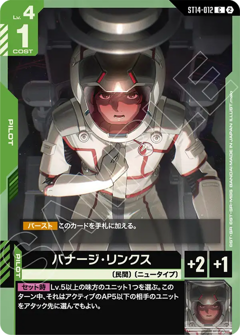 ST14-012
C
巴納吉・林克斯