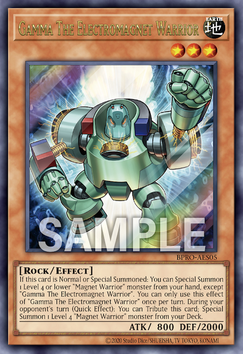 BPRO-AES05 (UR)Gamma the Electromagnet Warrior
