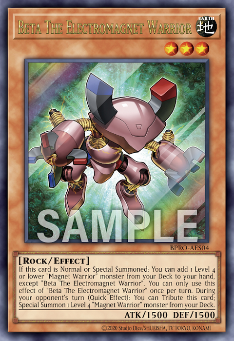 BPRO-AES04 (UR)Beta the Electromagnet Warrior