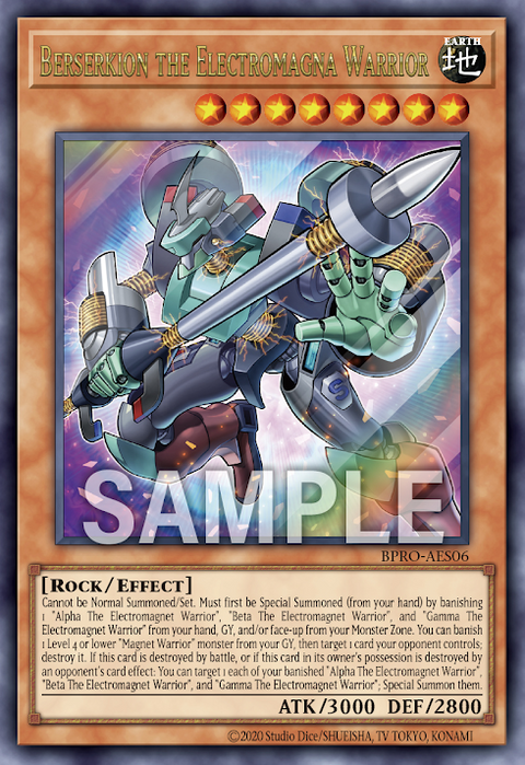BPRO-AES06 (UR)Berserkion the Electromagna Warrior