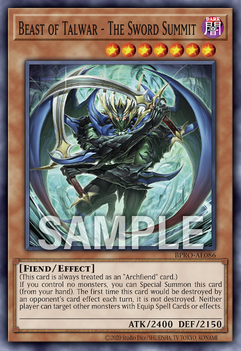 BPRO-AE086 Beast of Talwar - The Sword summit