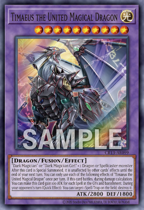 CR13-AE099 (SR)Timaeus the United Magical Dragon