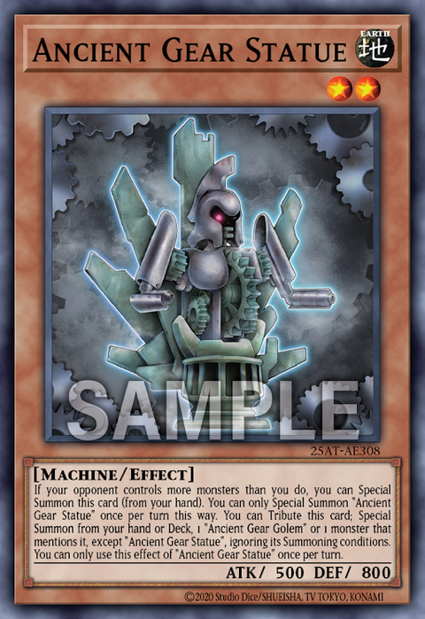 25AT-AE308 Ancient Gear Statue
