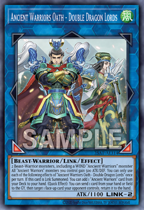 25AT-AE314 Ancient Warriors Oath - Double Dragon Lords