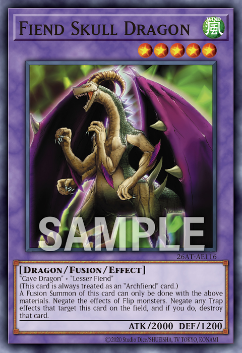 26AT-AE116 Fiend Skull Dragon