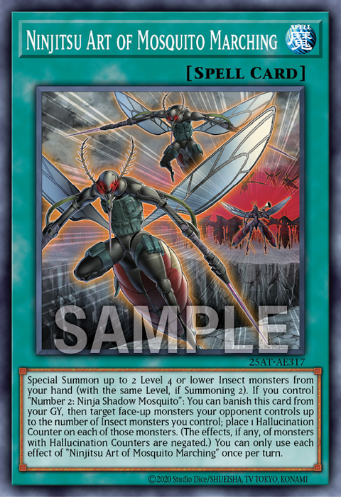25AT-AE317 Ninjitsu Art of Mosquito Marching