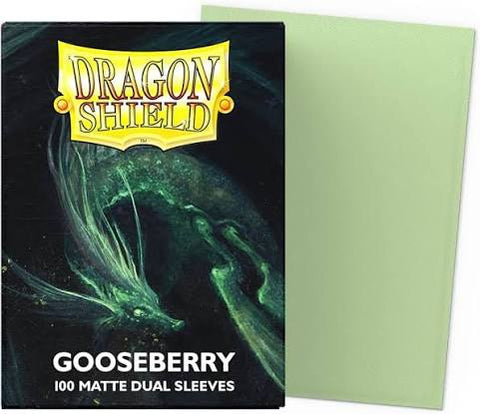 Dragon Shield 100 - Standard Deck Protector Sleeves - Matte Dual - Gooseberry - AT-15066
