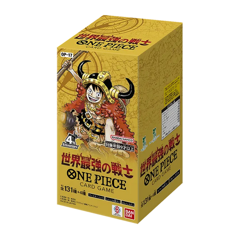 OP17-000 ONE PIECE 補充包 世界最強的戰士 盒裝(8月22日發售,落單12盒會出貨原箱)