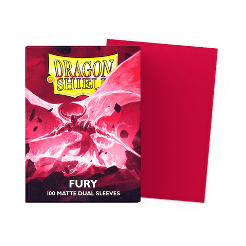 Dragon Shield 100 - Standard Deck Protector Sleeves - Fury - AT-15050