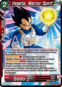 BT25-029Vegeta, Warrior Spirit – playersclubtcg