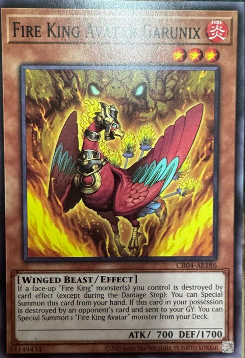 CR04-AE186 Fire King Avatar Garunix