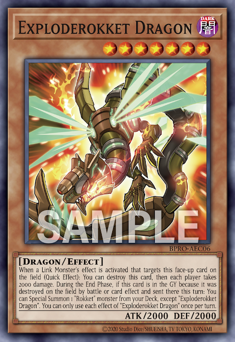 BPRO-AEC06 Exploderokket Dragon