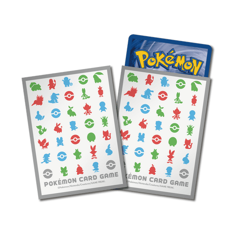 Pokemon 卡套- 造型卡套 - M6a - 初始三匹夥伴寶可夢花紋 - 9419879 - *60