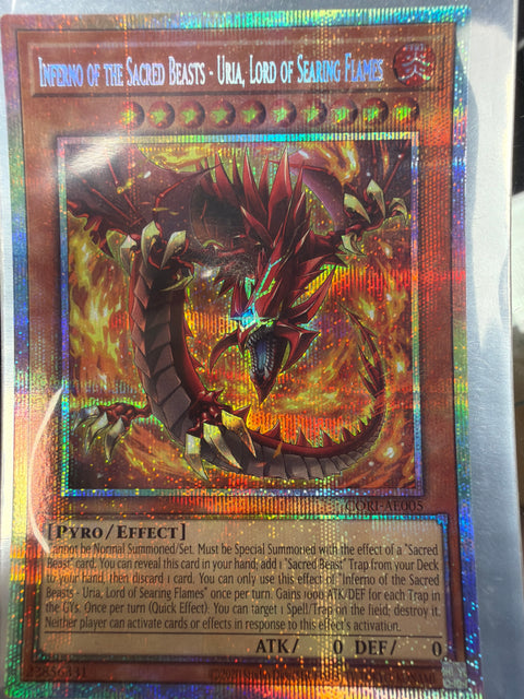 CORI-AE005 (PSER)Inferno of the Sacred Beasts - Uria, Lord of Searing Flames