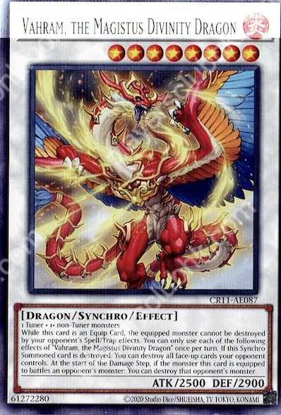 CR11-AE087 Vahram, the Magistus Divinity Dragon(絕火的龍神 瓦赫蘭)