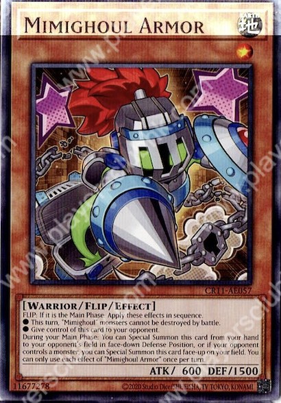 CR11-AE057 Mimighoul Armor(寶箱食屍鬼 盔甲)