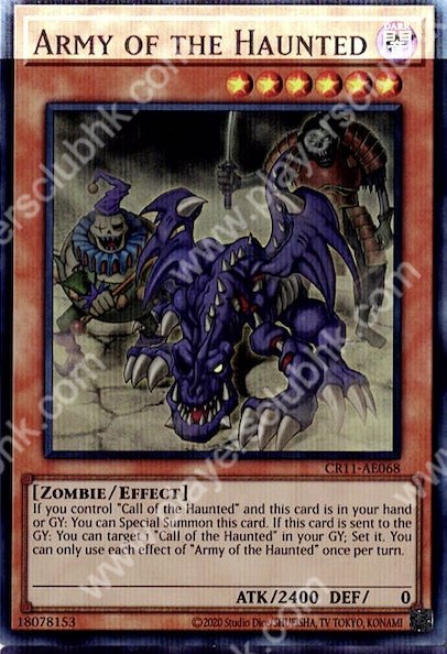 CR11-AE068  (SR)Army of the Haunted
(不死軍隊)