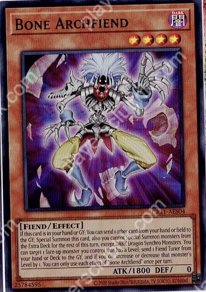 CR11-AES04 (UR)Bone Archfiend(骸骨惡魔)